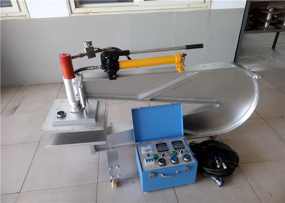 Manuelle hydraulische Presse-Gummiriemen-Reparatur-Maschine ausgerüstet mit Rädern
