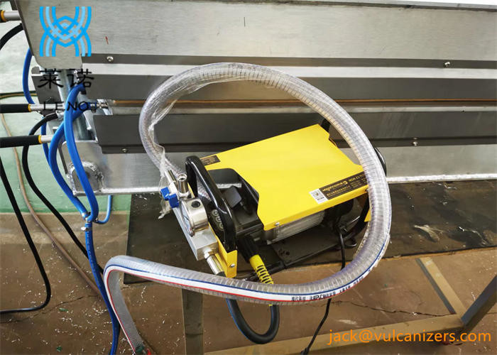 30 Kilogramm Einzelbruttogewicht Gummi-Förderband-Vulkanisierer Steuerbox Größe 450x350x250 Nahtloses Bandreparaturwerkzeug